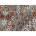 thumbnail image 4 of oneOone Viscose Jersey Fabric Block & Geometric Ikat Print Sewing Fabric BTY 60 Inch Wide, 4 of 5