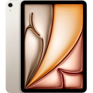 Rénovés Apple iPad Air 11 de pouce M2 (2024) A2902 (WiFi) 128GB Starlight (Catégorie A)