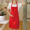 thumbnail image 3 of Visland Unisex Apron Long-lasting Work Apron with Pockets Adjustable Straps Cooking Apron for Grill Restaurant Bar Cafes, 3 of 8