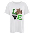 thumbnail image 2 of CEHVOM T-Shirts de la Saint-Patrick pour Femmes Chanceuses, T-Shirt de la Saint-Patrick Chanceux pour Femmes, T-Shirt Décontracté Ample à Imprimé Léopard et Lettres à Manches Courtes et Col Rond pour Femme, 2 of 4