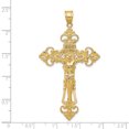 thumbnail image 2 of Pendentif Crucifix Fleur de Lis en Or Jaune 14K, 2 of 2