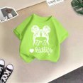 thumbnail image 2 of Chemises pour Bébé Fille Grandes Tailles Enfants Filles Imprimé Graphique Mignon Col Rond Manches Courtes T-Shirt Décontracté d'Été, 2 of 4