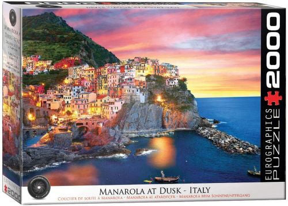 EUROGRAPHICS Manarola au Crépuscule Italie Casse-Tête 2000 Pcs