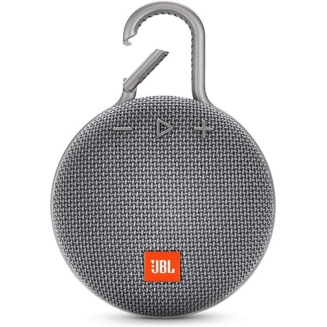 JBLClip 3 Portable Waterproof Bluetooth Speaker - Grey (Preowned)