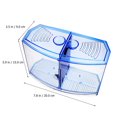 thumbnail image 2 of HLONK2 Sets Kit Plastic Fish Tank Small Aquarium 20 Liters Creative Bowl Indoor, 2 of 8