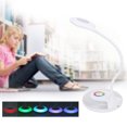 thumbnail image 4 of Lampe de Table LED, Lampe de Table RGB, Fournitures de Bureau Gradation en 3 Étapes pour le Branchement de la Chambre, Rechargeable, 4 of 8
