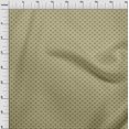 thumbnail image 4 of oneOone Tissu Jersey Coton Vert Olive Minimal Rétro Matériel de Robe Tissu Imprimé au Mètre 58 Pouces de Large, 4 of 5