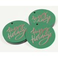 thumbnail image 3 of Inkdotpot Rose Gold Foil Paper Hang Tags Happy Holiday Favor Tags 100 Pieces, 3 of 6