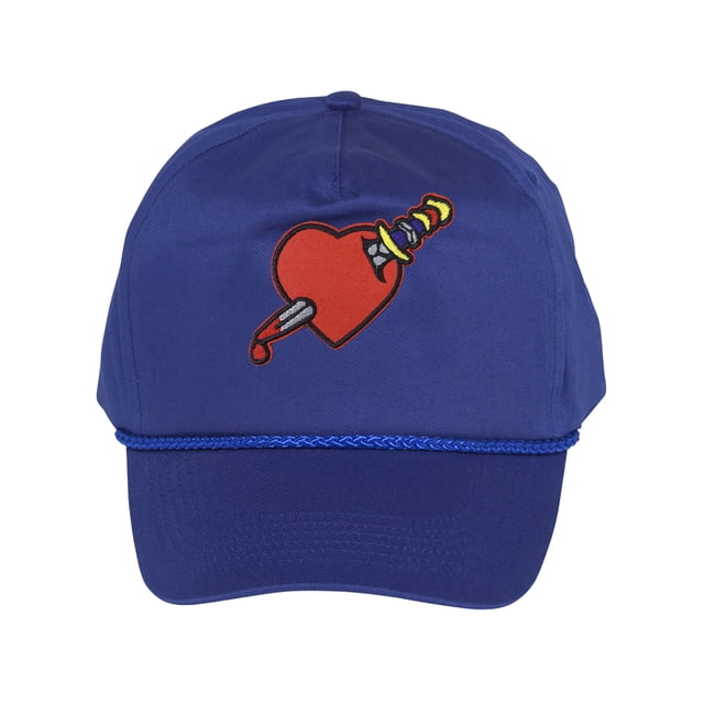 Gravity Threads Casquette en Sergé de Coton Heart Stab - Royal