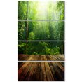 thumbnail image 2 of Green Forest with Ray of Light - Landscape Photo Canvas Art Print, 2 of 3