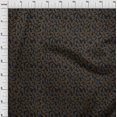 thumbnail image 3 of oneOone Popeline de Coton Tissu Imprimé Feuilles Feuilles Tissu BTY 56 Pouces de Large, 3 of 4