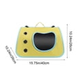 thumbnail image 3 of Lksixu Pet Supplies SingleShoulder Cats Carrier Portable Handheld Pet Bag For Outdoors Large Capacity Foldable Pet Backpack Cats Airline-Approved Carrier for Small Dogs and Cats, 3 of 6