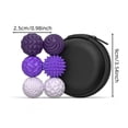 thumbnail image 2 of Hand Massage Set for Deep Tissue Muscle and Stress Release with Portable Carry 6PCS, 2 of 2