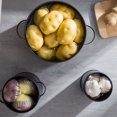 thumbnail image 4 of 3PCS Potato Onion Storage Bin, Carbon Steel Kitchen Storage Bins, Eco Friendly Potato Keeper Storage Container, Onion Storage Box for Kitchen Counter & More, 4 of 7