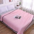 thumbnail image 3 of Washed Cotton All-Season Lightweight Blanket, Breathable Summer Cool Quilt & AC Bed Cover, Reversible Soft Bedding for Home, 6 Solid Color Options, 3 of 8