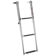 thumbnail image 3 of Rdeghly Telescopic Ladder 3‑Step Deck Ladder Telescoping Folding Boarding Platform Stair, 3 of 8