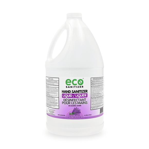 Eco Hand Sanitizer Liquid, 4 Litres, Lavender Scented
