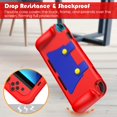 thumbnail image 4 of KENOBEE Étui en Silicone Compatible avec Nintendo Switch 2017, Souple, Léger, Prise Ergonomique, Housse de Protection avec Absorption des Chocs et Conception Anti-Rayures pour Console Switch, Rouge, 4 of 4