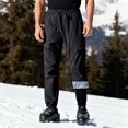 thumbnail image 2 of Sentmoon Pantalon de Neige Homme Pantalon de Ski Unisexe Décontracté à la Mode Uni Patchwork Fermeture Éclair Multiples Poches Pantalon de Ski pour Protection Imperméable et Respirante TTTG, 2 of 9