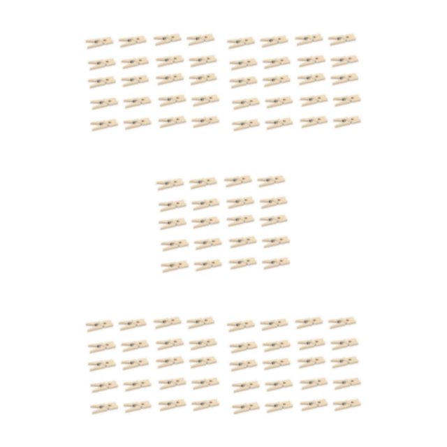 VONKY Conveniently Hang And Display Photos With These Multipurpose Wooden Clothespins 72mm(25) 5Set