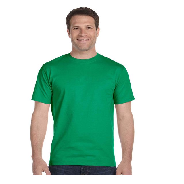 Hanes Lay-Flat Tag-Free Crewneck Beefy T-Shirt, Style 5180