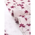 thumbnail image 5 of INSPIRE CHIC Robe Fleurie pour Femme à Col en V, Manches Longues, Taille Cintrée, Demi-Patte de Boutonnage, m Abricot, 5 of 5