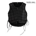 thumbnail image 4 of braveheart Equestrian Vest Lengthened Filler Good Elasticity Lightweight Safety Horse Riding Body Protector Waistcoat with Zipper Outdoor XXL, 4 of 6