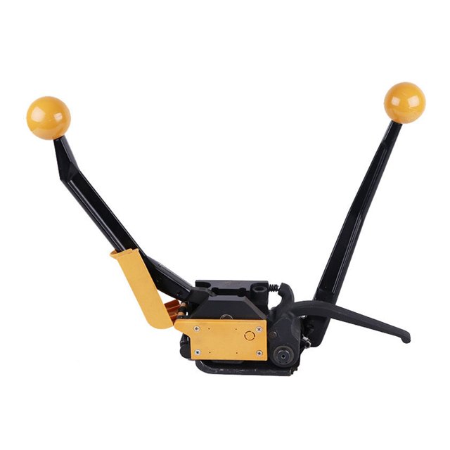 A333 Manual Sealless Steel Strapping Machine Bander Binding Steel Strapping Tool Packing Machinery for 12.7-19mm Steel Strip