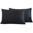 thumbnail image 1 of 1 Paire Housse d'Oreiller Couleur Unie Douce Coussin Respirant Coussin Coussin, 1 of 10