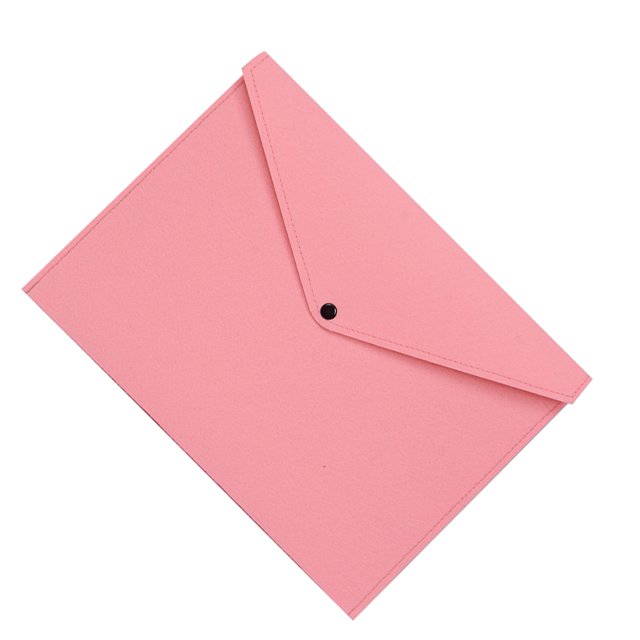 Wweixi File Document Bag Stay Organized And Enjoy Durable Felt Felt Folder Organizer pink 1Set