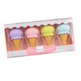 thumbnail image 1 of Creative Dessert Erasers Holiday Prize Gift Portable Gift Box Erasers for Office Cone, 1 of 7