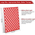thumbnail image 2 of Red Light  for Body and Face Panels with Stand Infrared Red Light Lamp Device 45W Led Light Combined 660nm with 850nm for Skin Care Muscles Neck Back, 2 of 6