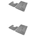 thumbnail image 2 of kurtrusly 1/2/3 Polyester Chenille Rug Carpet With Soft Texture Good Stepping Feeling And Strong Grip Prompt Deep Grey 50*80+50*50 2PCS, 2 of 6