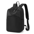 thumbnail image 3 of RXIRUCGD Classic Basic Black Backpack For Women,Waterproof High School Bookbag,Lightweight Casual Travel Daypack,College Backpack Men,Middle School Bag For Girls Boys Black, 3 of 8