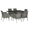 thumbnail image 1 of Outsunny Garden Dining Set with Cushions, Patio Conversation Furniture Set, 1 of 10