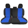 thumbnail image 1 of For Toyota Sienna 2011-2020 FH Group Neoprene Waterproof Custom Fit Car Seat Covers - 3rd Row Blue, 1 of 6