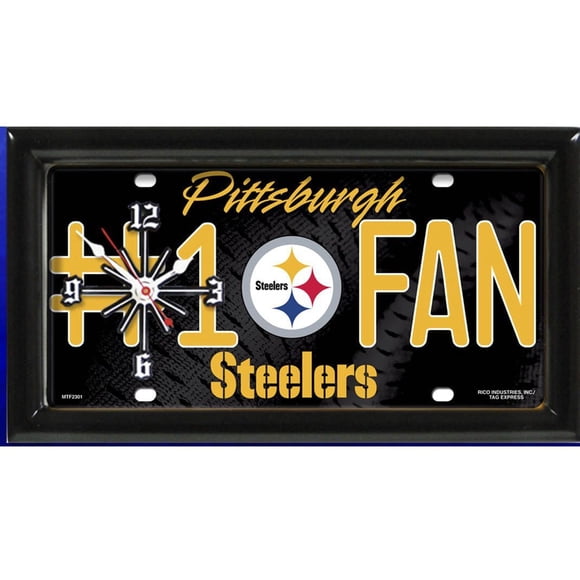 NFL Pittsburgh Steelers Wall Clock