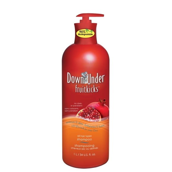 Down Under Fruit Kicks Hydratation & Lustre Shampooing pour Tous Types de Cheveux