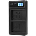 thumbnail image 4 of Portable Camera Battery Charger for NP‑BN1 USB Camera Dual Charger with LCD Display, 4 of 14