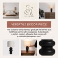 thumbnail image 2 of Villa Moda Nina-Hxy-1659 Table Lamp, Black, 2 of 4