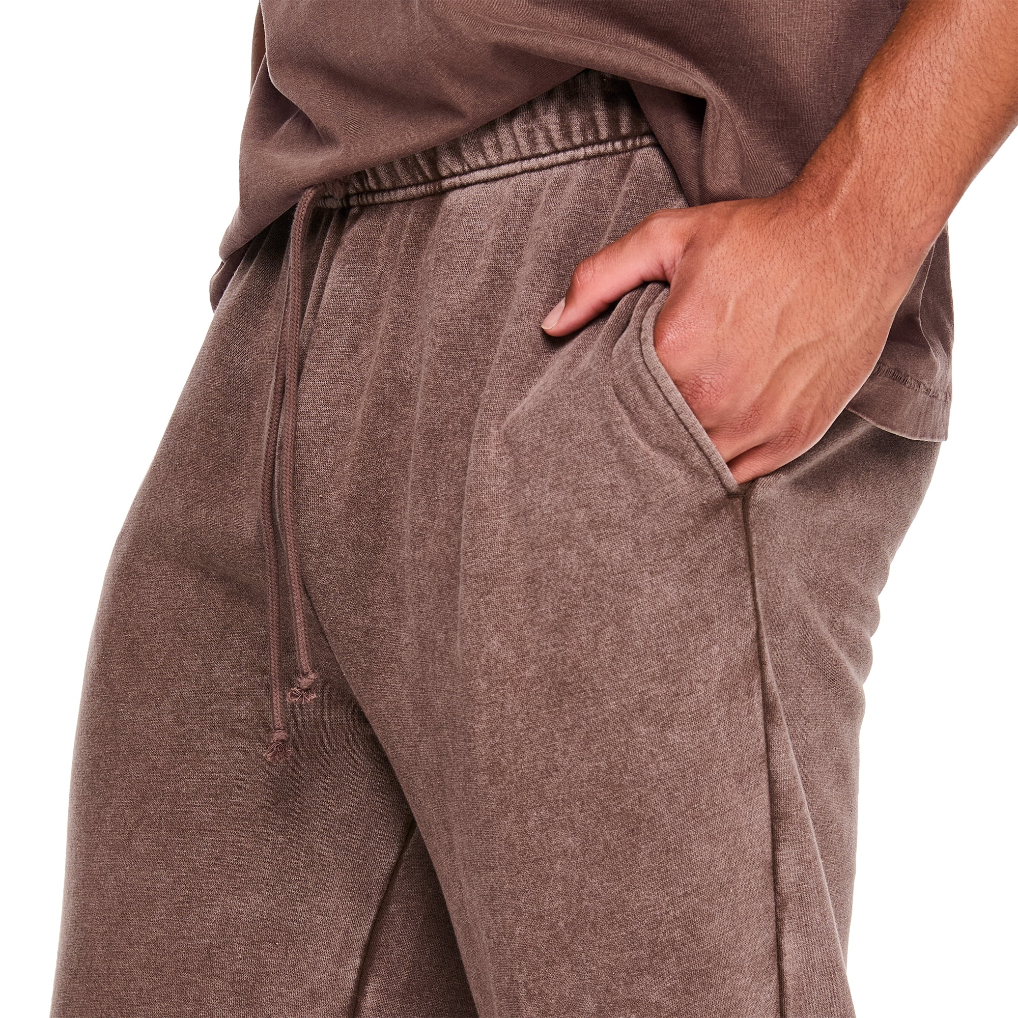Jogger délavé à jambe droite No Boundaries pour hommes
