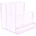 thumbnail image 1 of 3 Row 10 Holes Nail Display Box Nail Drill Bits Holder Manicure Tools (Blue), 1 of 6