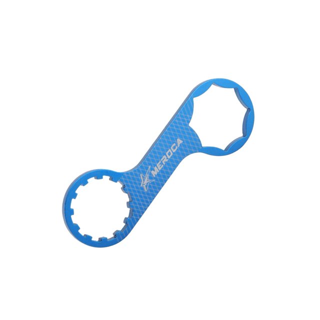 Bike Fork Spanner Bicycle Front Fork Wrench Fork Spanner Dirt Bike for XCR/XCT/XCM/RST Blue