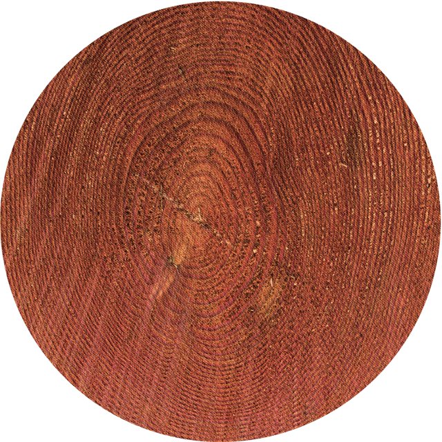 Ahgly Company Tapis d'Intérieur Lavable à la Machine, Carré, Transitionnel, Orange Rouge Orange, Tapis de Zone, 3 Pieds Carré