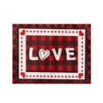 thumbnail image 1 of Ensemble de Table de Cuisine pour la Saint-Valentin Napperons à Carreaux Rouges 30X45Cm pour Décoration de Table Napperons Imperméables pour Décoration Intérieure de Cuisine Dîner, Ensemble de Table de Cuisine, 1 of 8