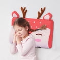 thumbnail image 4 of Yhmxh Pillow Covers Throw Pillow Covers Pillow Protector Summer Breathable Children's Ice Silk Cool Pillow Kindergarten Nap Neck Protection Pillow Summer Student Pillow Student Pillows, 4 of 4