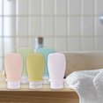 thumbnail image 1 of Sentmoon Small Bottles for Liquids 60ml Cosmetics Sample Empty Bottle Shampoo and Shower Gel Extrusion Travel Plastic Bottle Set Portable Wash Flip-top for Easy Squeezing, 1 of 7