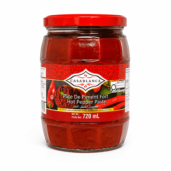 Casablanca Hot Pepper Paste – Traditional Spicy Chili Paste 720mL