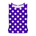 thumbnail image 2 of Plebaso Débardeurs d'Été pour Femmes Slim Imprimé Sans Manches Col Rond Tee-Shirts Froncés Blouses Décontractées pour Femmes, 2 of 4