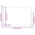 thumbnail image 4 of vidaXL Auvent Latéral Rétractable pour Patio 220x300 cm Noir, 4 of 4